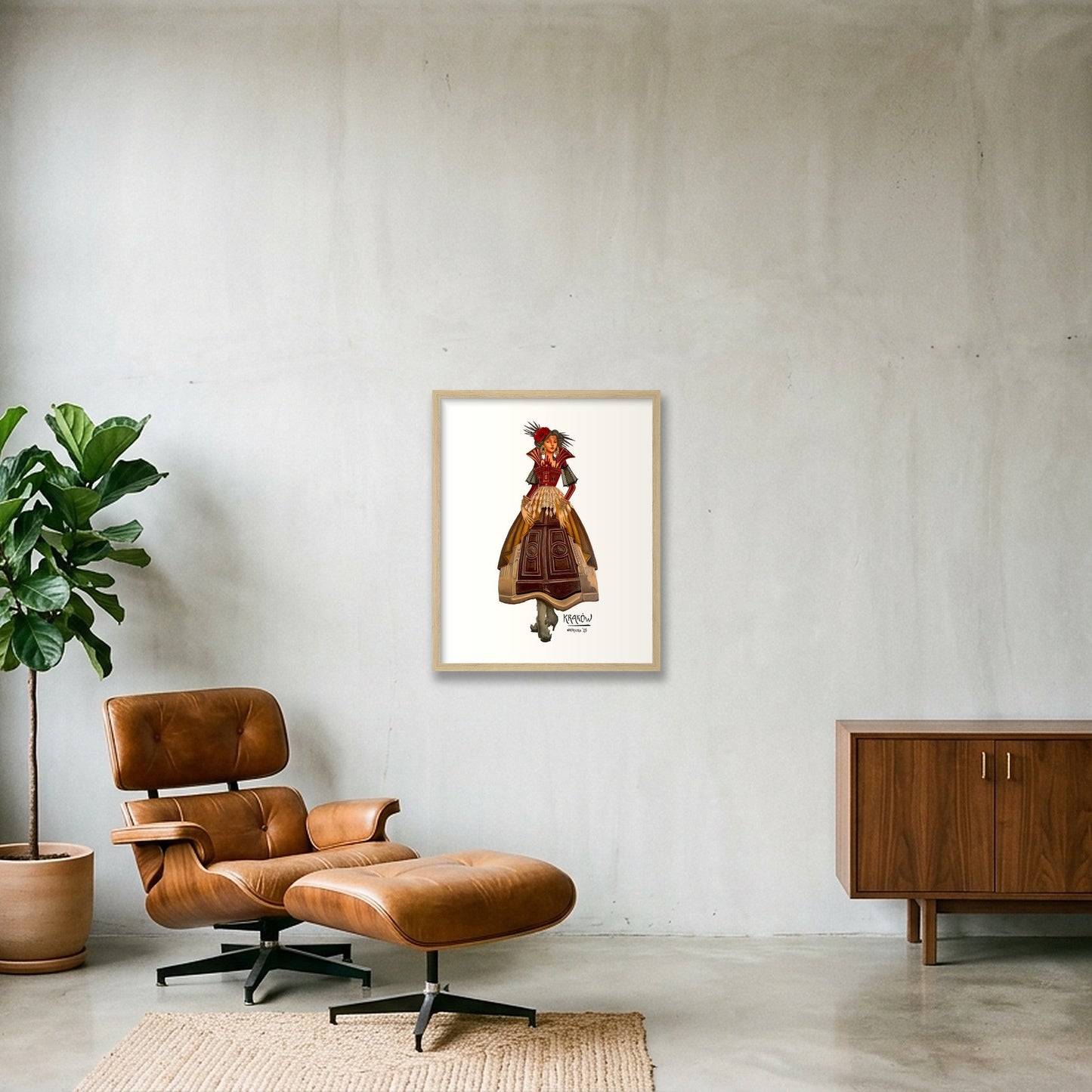 Kraków — 40×50cm, 16×20" Oak Frame